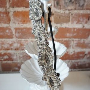 Beaded Paisley Headband